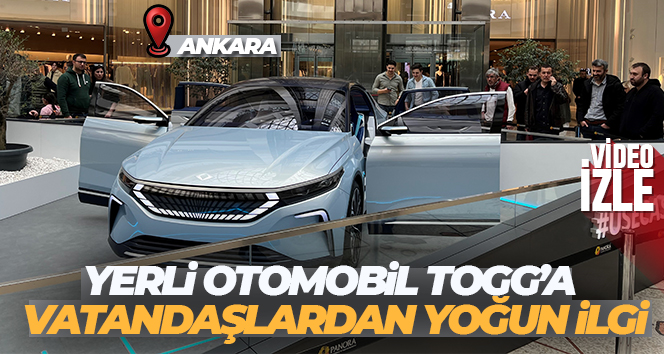 Türkiye’nin yerli otomobili TOGG’a Ankara’da yoğun ilgi