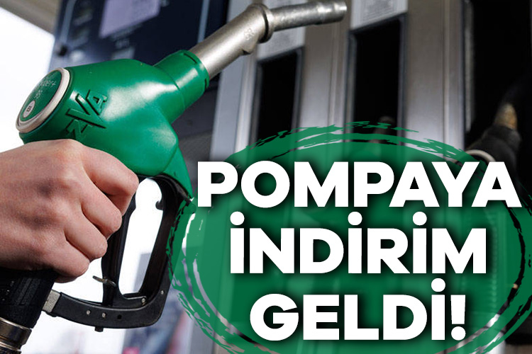 Benzine indirim geldi!