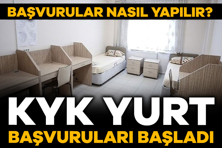 KYK yurt başvuruları başladı