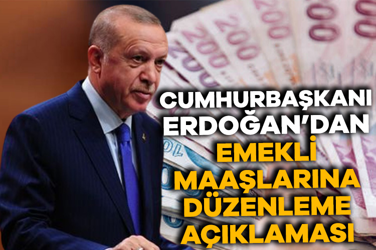 Cumhurbaşkanı Erdoğan’dan emekli maaşları sorusuna yanıt: Fazla uzamaz