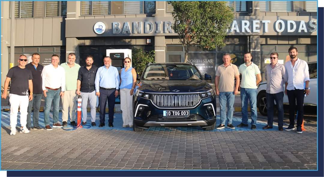 BANDIRMA TİCARET ODASI YERLİ OTOMOBİL TOGG’U TESLİM ALDI