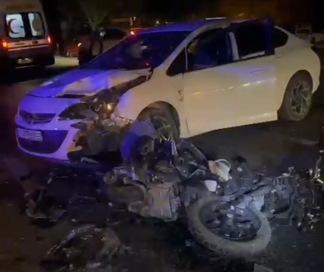 Erdek’te trafik kazasında motosiklet sürücüsü yaralandı