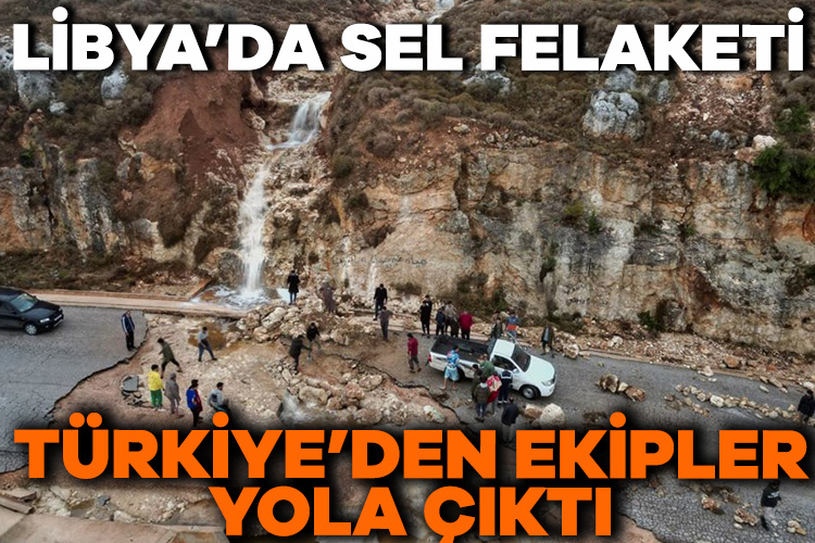 Libya’ya arama kurtarma ekiplerini götürecek ilk uçak Ankara’dan hareket etti