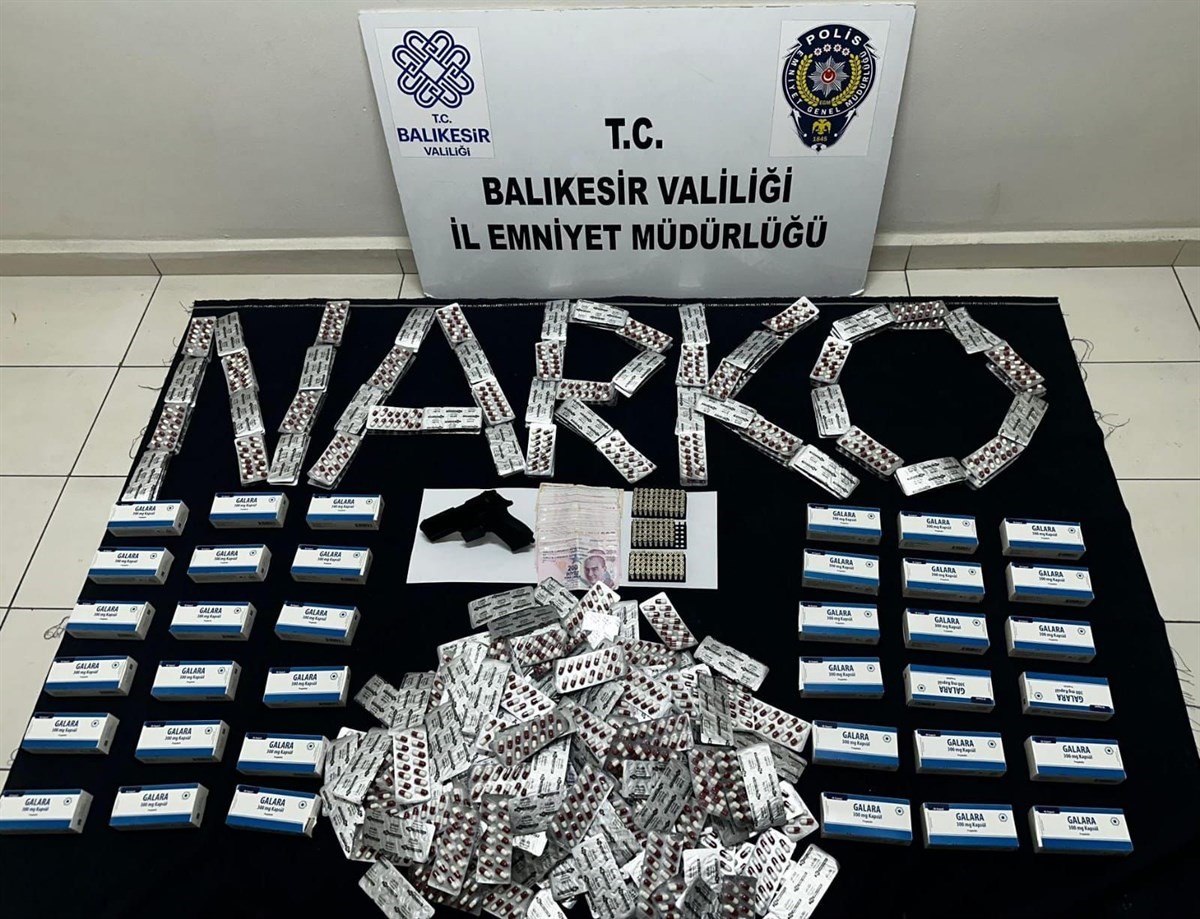 Balıkesir’de uyuşturucu operasyonu
