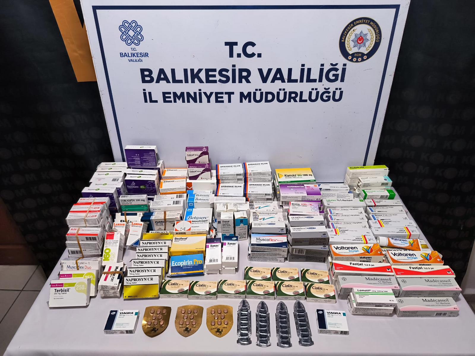Bandırma’da usulsüz reçete operasyonu
