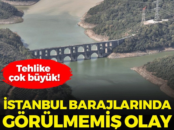 İstanbul barajlarında alarm! Suyun rengi değişti