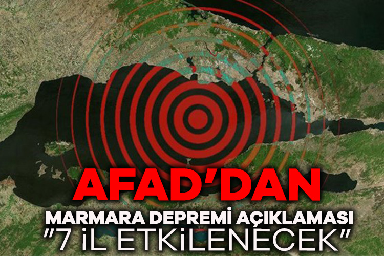 AFAD’dan Marmara için deprem uyarısı