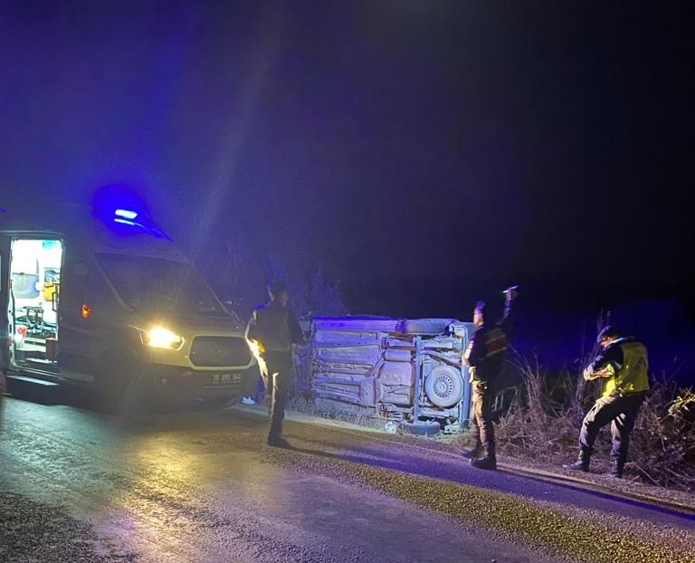 Gönen’de meydana gelen trafik kazasında 1 ölü 2 yaralı