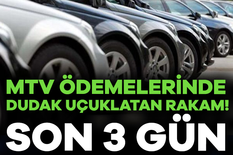 Ek MTV’de son 3 gün! Ödeme yapmayan aracını satamayacak