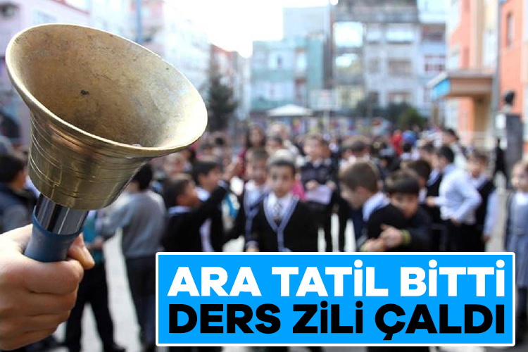 2023-2024 eğitim öğretim yılının ilk ara tatili sona erdi