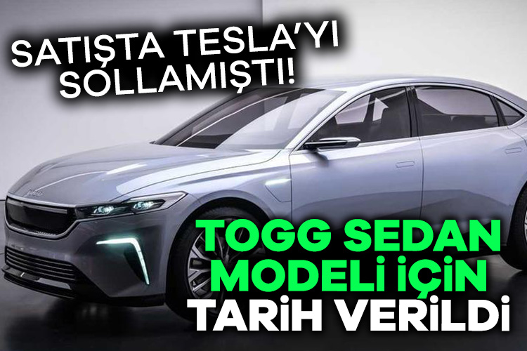 Togg Sedan modeli için tarih verildi