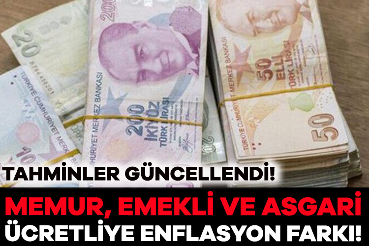 Memur, asgari ücret ve emekli maaşında tahminler güncellendi