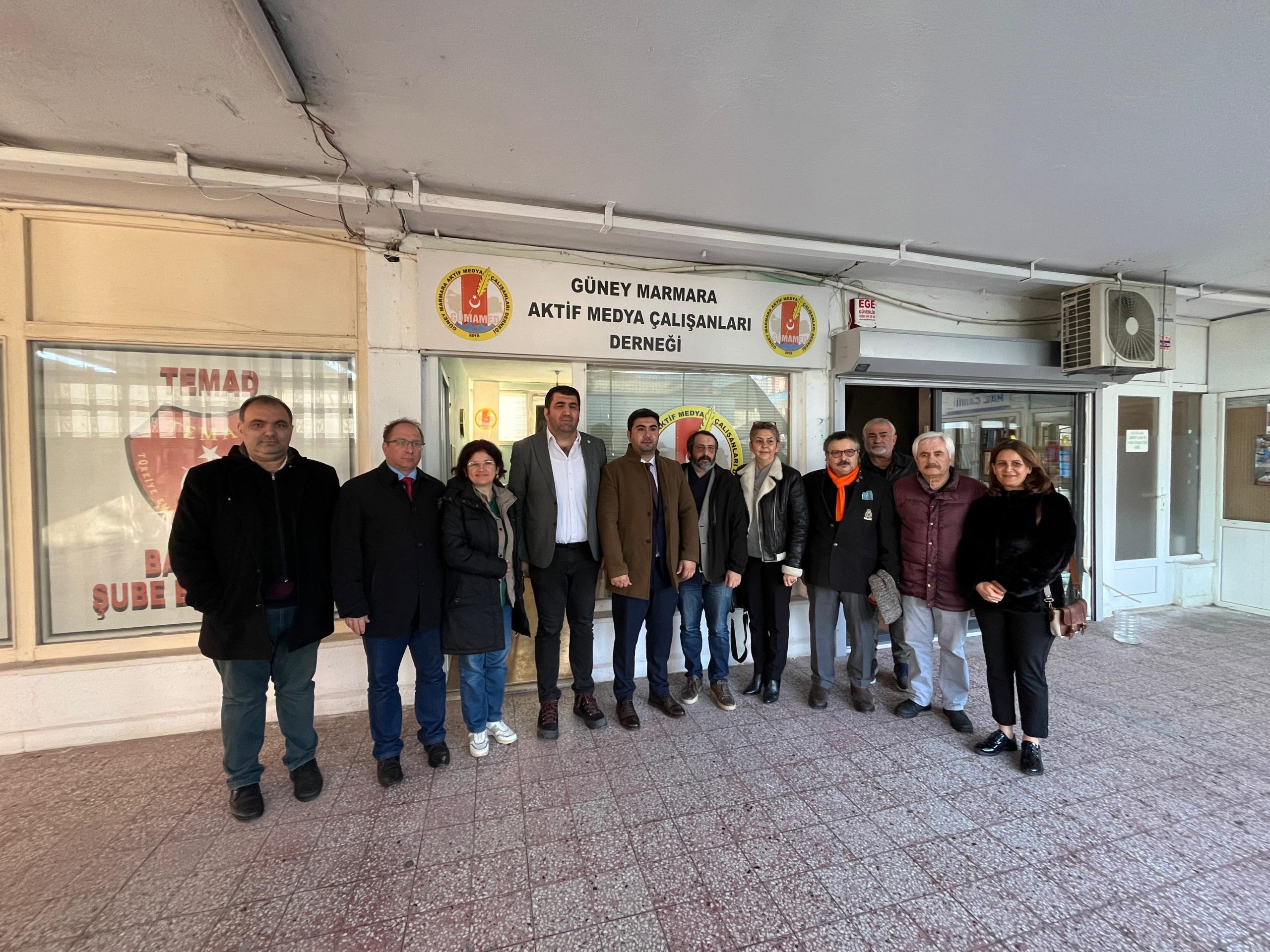 İYİ PARTİ’DEN GÜMAMED’E ZİYARET