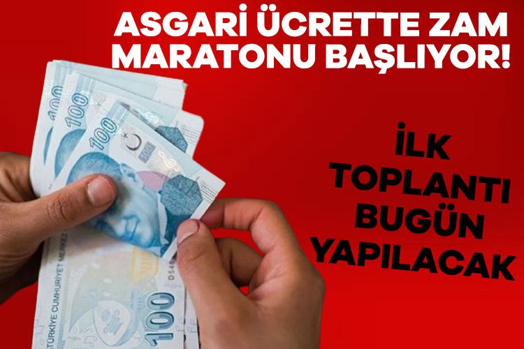 Asgari Ücret Tespit Komisyonu ilk toplantısını bugün yapacak