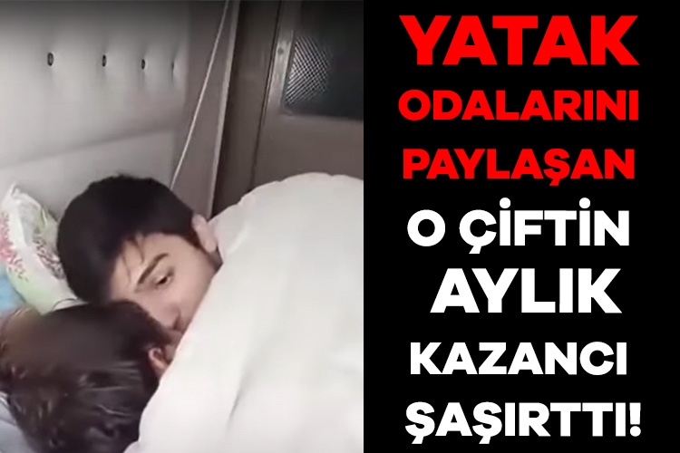 Yatak odasından canlı yayın yapan çiftin aylık kazancı şaşırttı