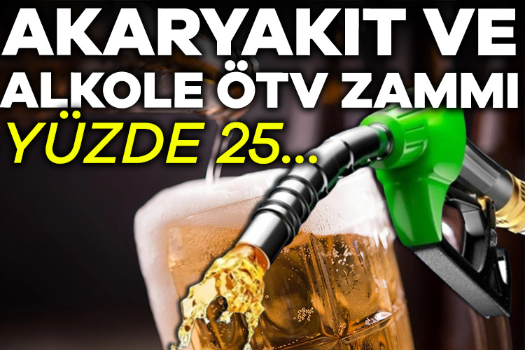 Akaryakıt ve alkole ÖTV zammı yolda!