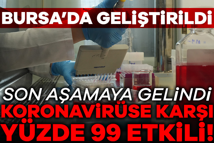 Bursa’da koronavirüsü yüzde 99 engelleyen burun spreyi geliştirildi