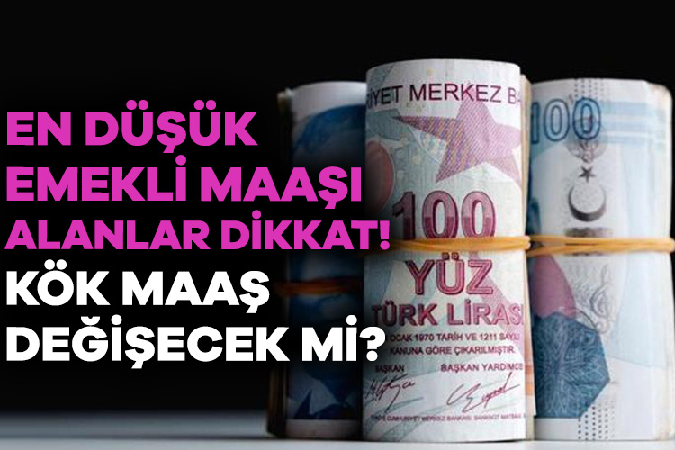 Emeklinin kök maaşında bir değişiklik olacak mı?