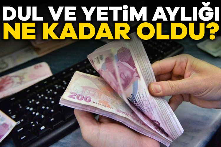 Dul ve yetim maaşı ne kadar oldu?