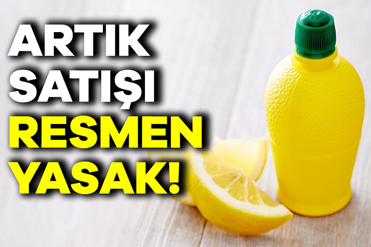 “Limon suyu” izlenimi veren ürünlerin satışına yasak getirildi
