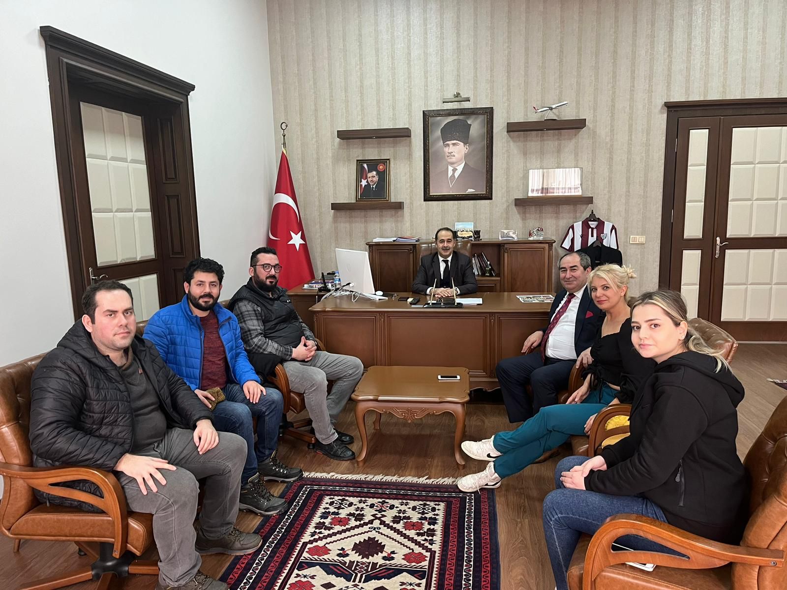 TİNGADER’DEN KAYMAKAM AKSAKAL’A ZİYARET