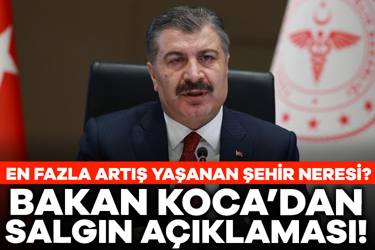 İşte grip salgınında en fazla artış yaşanan şehir! Bakan Koca açıkladı