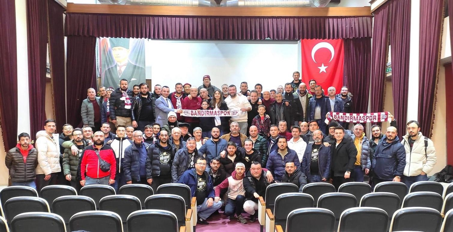 BANDIRMASPOR TARAFTARLARINDAN BİRLİK VE BERABERLİK MESAJI