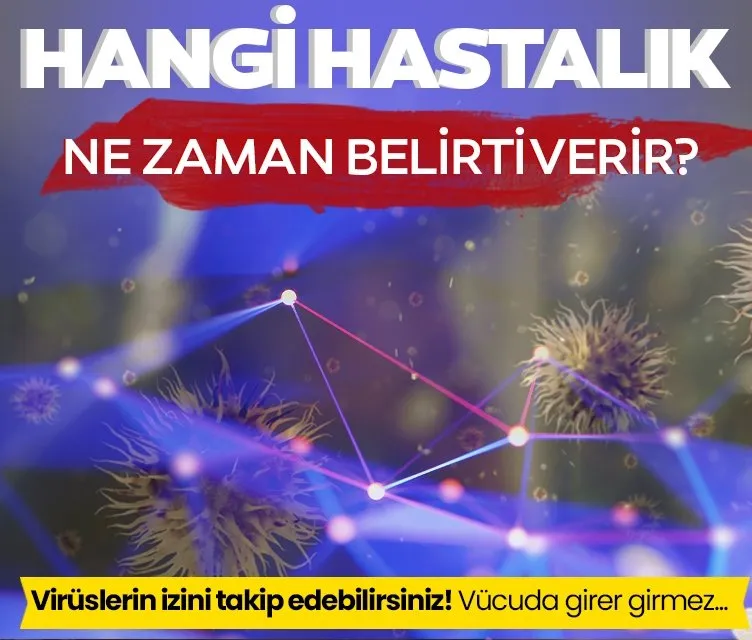 Virüslerin izini takip edebilirsiniz! Hangi hastalık ne zaman belirti verir? Vücuda girer girmez…