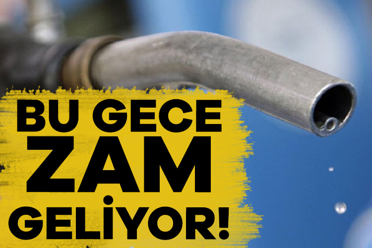 Benzine zam geliyor!