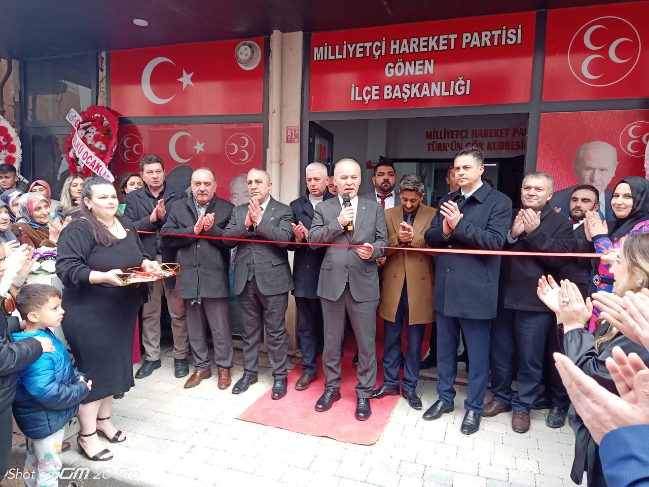 MHP GÖNEN TEŞKİLATININ YENİ BİNASI AÇILDI