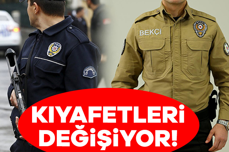 Polis ve bekçilerin kıyafet yönetmeliğinde değişiklik! Çizimler Resmi Gazete’de yayımlandı