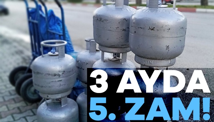 Balıkesir’de tüpe yılın 5. zammı!