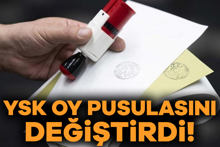 YSK oy pusulasını değiştirdi!