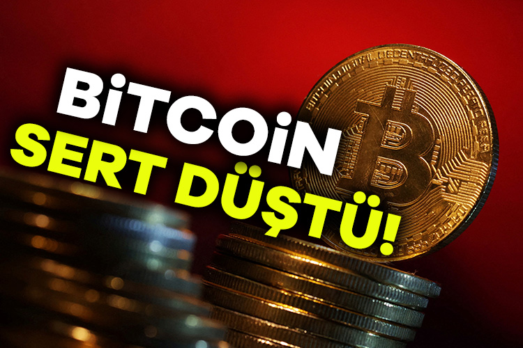Bitcoin’de sert düşüş!