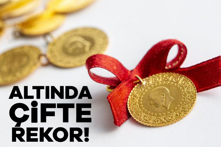 Altın fiyatlarında çifte rekor!