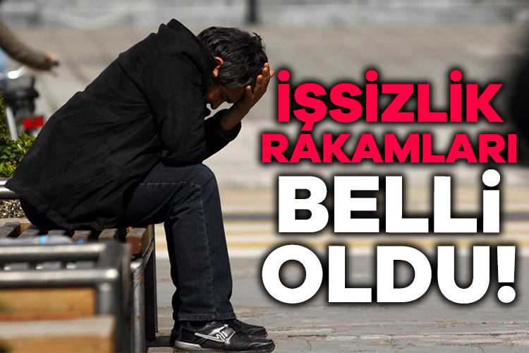 İşsizlik rakamları açıklandı