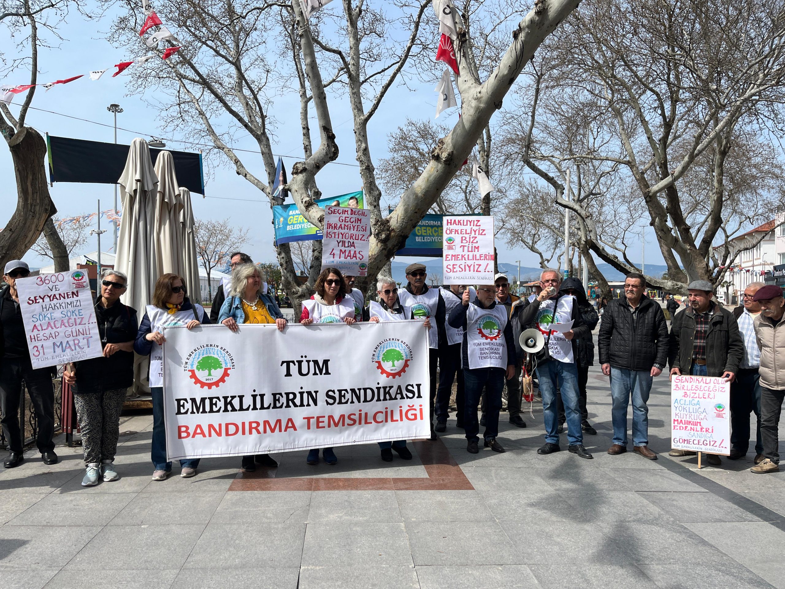 TÜM EMEKLİLERİN SENDİKASI; “31 MART HESAP GÜNÜDÜR!”