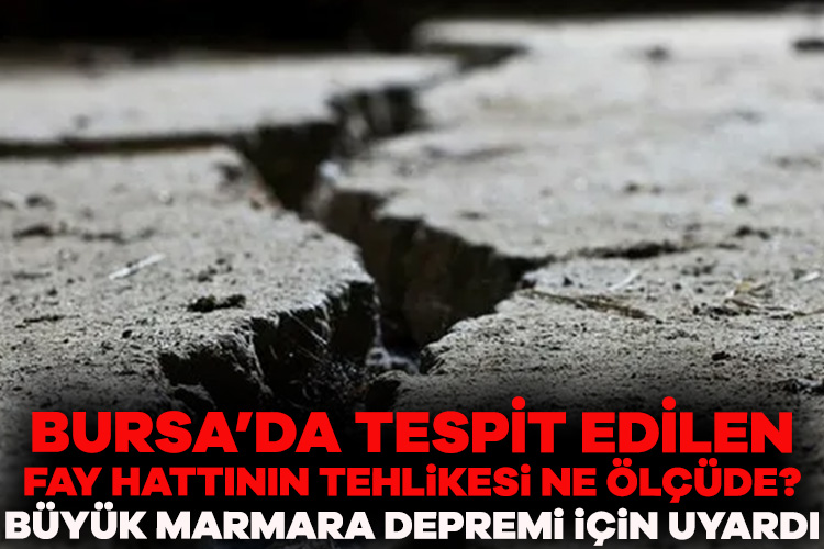 Bursa’da tespit edilen fay hattının tehlikesi ne ölçüde? Büyük Marmara depremi için uyardı