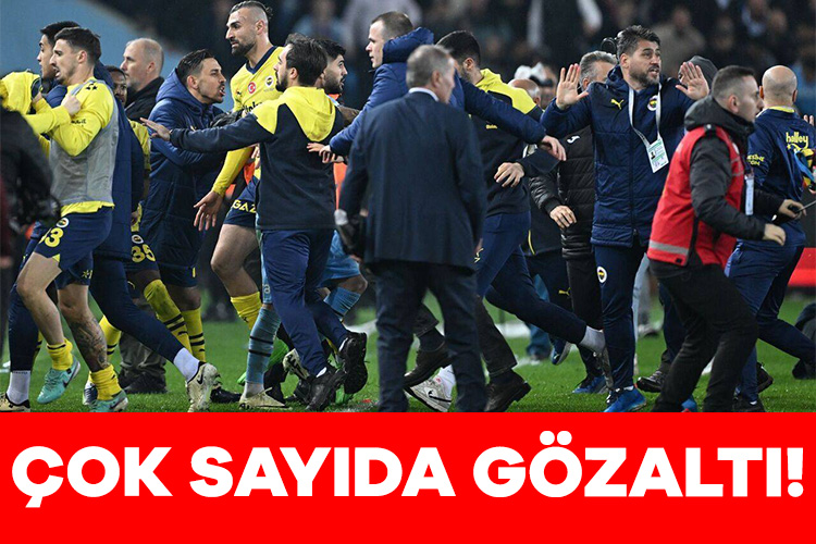 Ali Yerlikaya duyurdu: Olaylı Trabzonspor-Fenerbahçe maçının ardından 12 gözaltı!