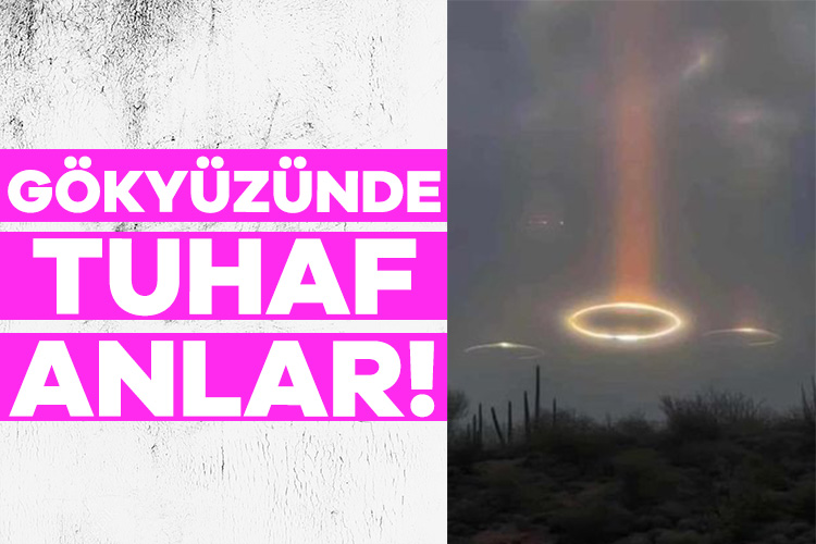 ABD’de gökyüzünde ilginç görüntü!