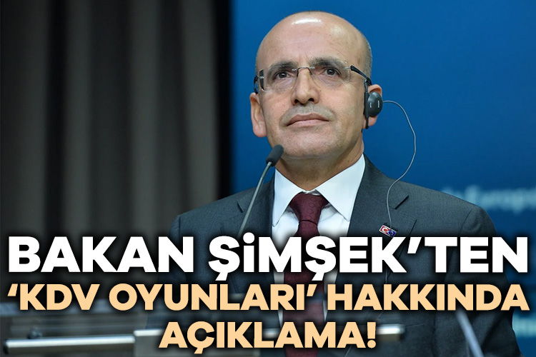 Bakan Şimşek’ten KDV açıklaması