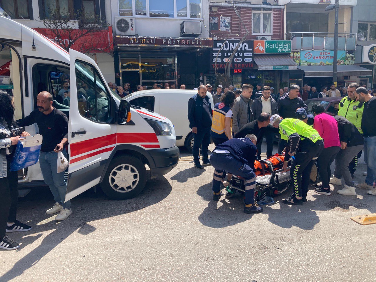 Bandırma’da trafik kazasında 1 kişi yaralandı