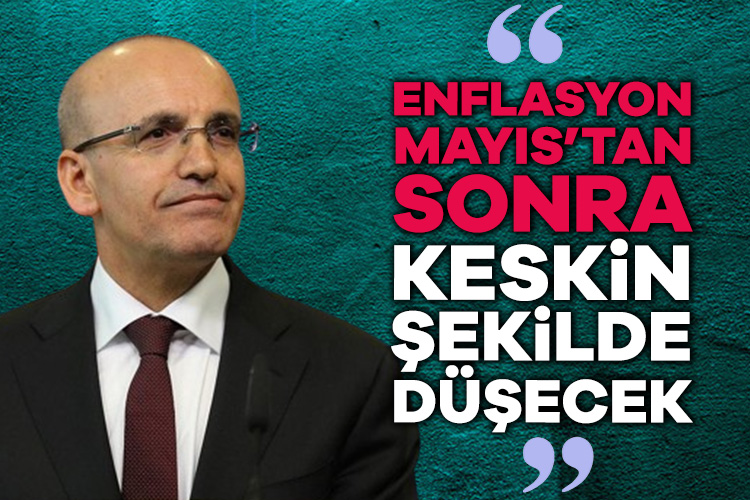 Bakan Şimşek: Enflasyon mayıstan sonra düşmeye başlayacak