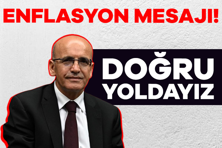 Bakan Şimşek’ten enflasyon mesajı: Hızlı bir şekilde düşecek