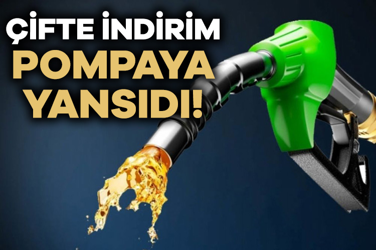Akaryakıta çifte indirim!