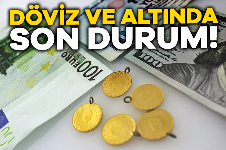 Faiz kararı sonrası döviz ve altında son durum!
