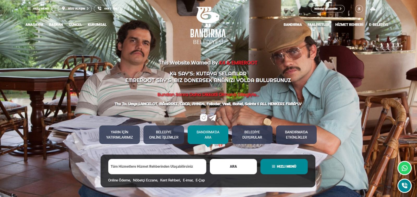 BANDIRMA BELEDİYESİ’NE SİBER SALDIRI