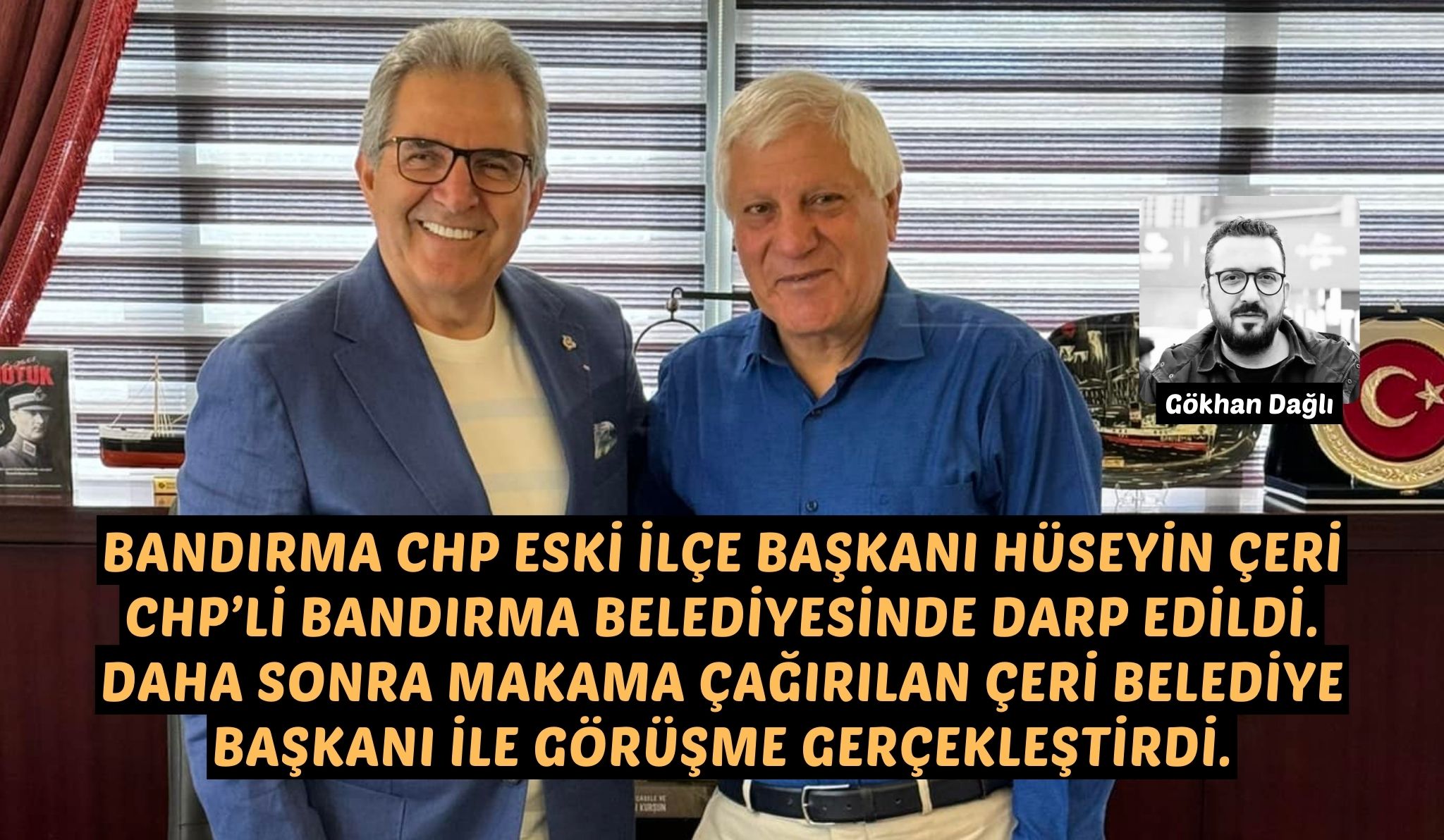 Bandırma CHP Eski İlçe Başkanı, CHP’li Bandırma Belediyesi’nde darp edildi
