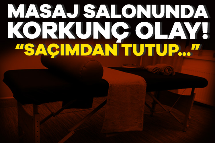 Masaj salonunda kimyasal saldırı!
